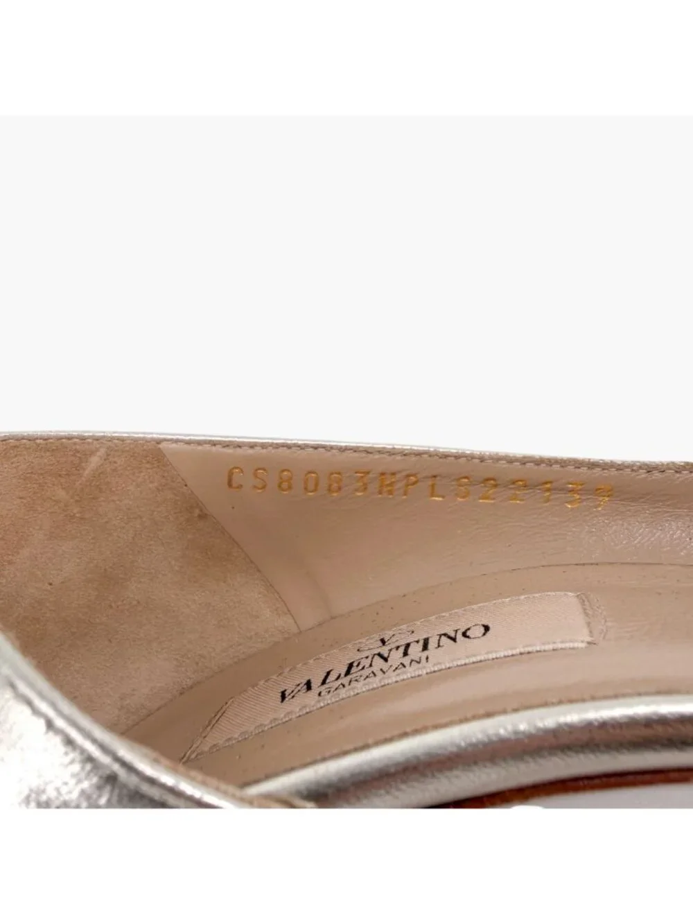 Valentino Gold Leather Triple Bow Half d’Orsay Pumps Heels Size 39 US 9 Platform